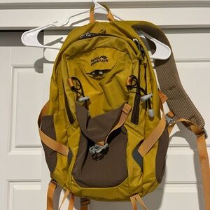 Yellow and Brown Backpack